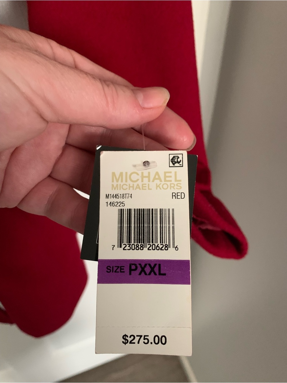 Michael Kors NWT Red Belted Wool-Blend Coat XXL - Picture 5 of 11
